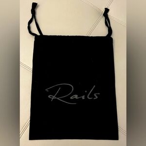 Rails Black Duster Bag